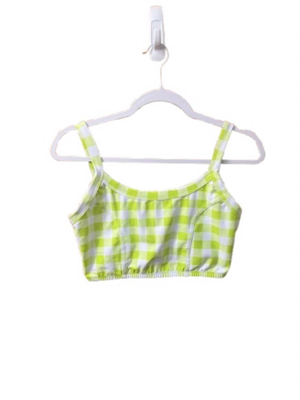 Year of Ours Gingham Scoop Bra